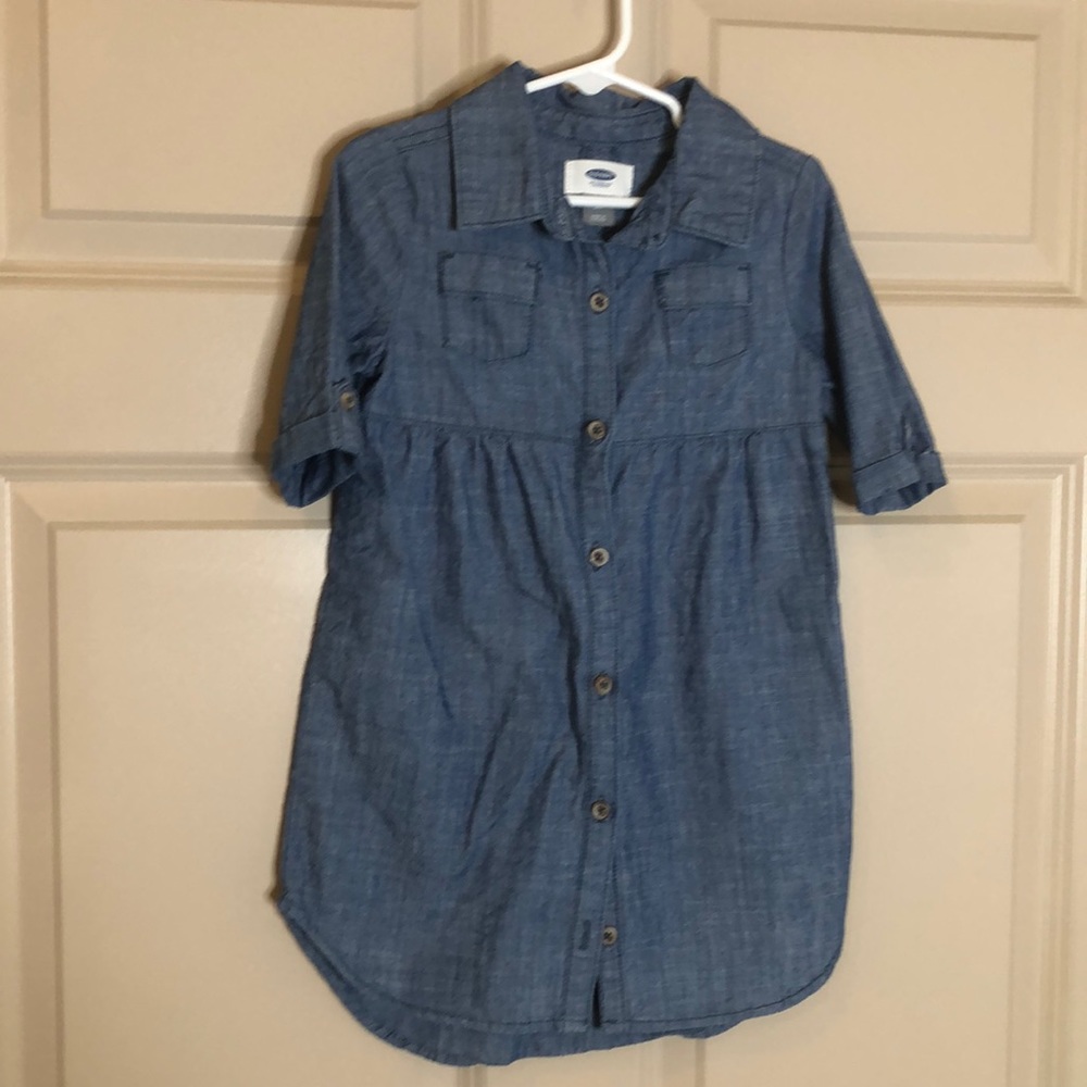 Old navy 5t button down Jean dress
